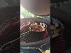 GV 24 azul-céu escuros resistentes ao calor da grade de Kamado da polegada