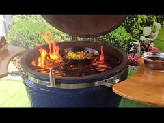 GV 24 azul-céu escuros resistentes ao calor da grade de Kamado da polegada