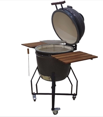 Sistema de ventilação ajustável Grill cerâmico de carvão vegetal