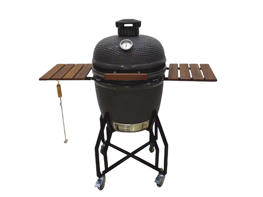 Sistema de ventilação ajustável Grill cerâmico de carvão vegetal