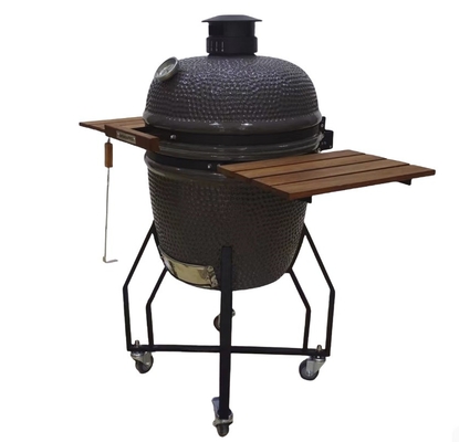 Sistema de ventilação ajustável Grill cerâmico de carvão vegetal