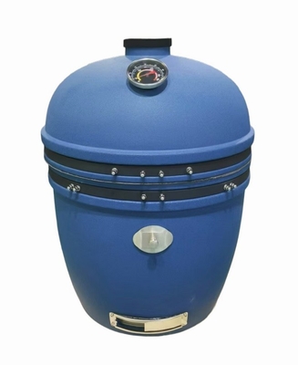 Bolha Azul Carvão Vidrado Kamado Grill 27 Inch BBQ