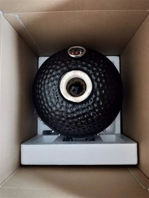 Grade 31.8cm cerâmica de Kamado do ASSADO preto do carvão vegetal mini